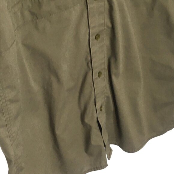 First Tactical Shirt Mens 2XL Green Short Sleeve Button Front Vented Pockets - Picture 14 of 16
